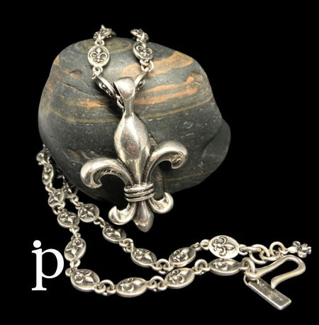 (UA - 47)Cadena en acero inoxidable ,con pendiente - JoyeriaParis