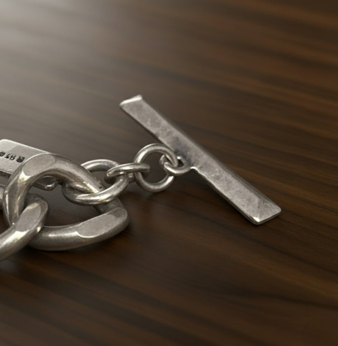 Stainless Steel Shield Fleur De Lis Bracelet-CS-54
