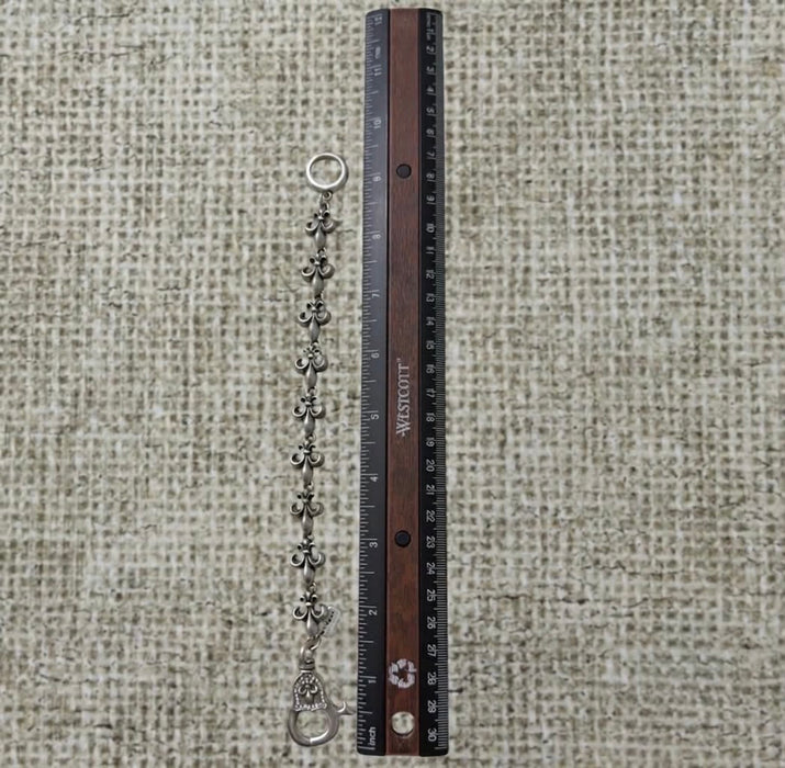 Stainless Steel Fleur De Lis Bracelet-CS-53
