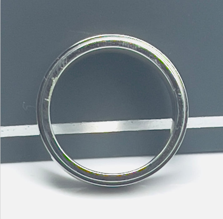 Stainless Steel 8MM Cross Spinner Ring-CS-05