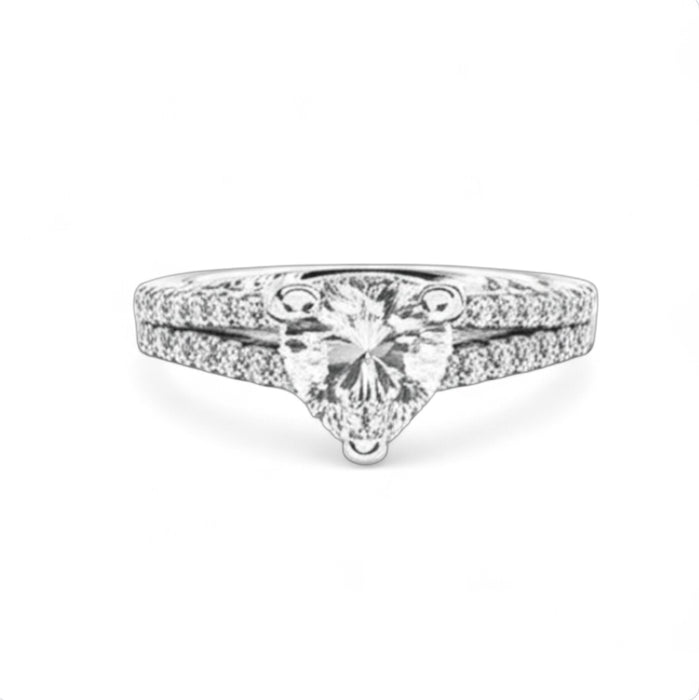 Sterling Silver Solitaire Rings-ER-91