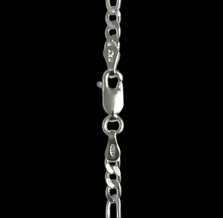 Sterling Silver Figaro Chain-26"SC-17