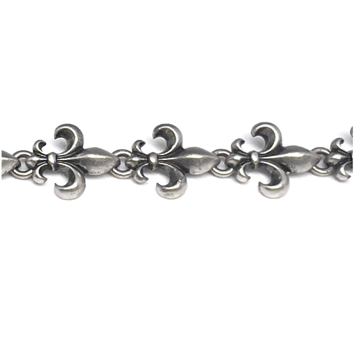 Stainless Steel Fleur De Lis Bracelet-CS-53