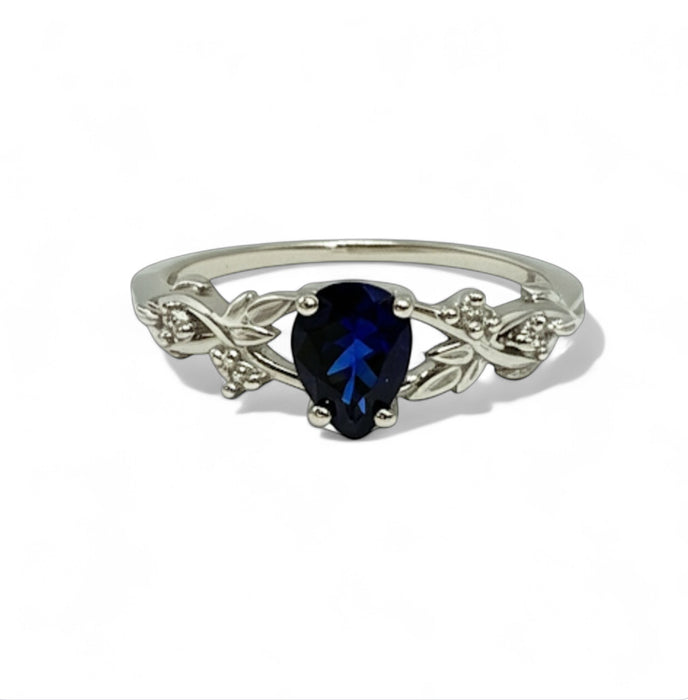 Sterling Silver CZ Engagement Set Ring-ER-161