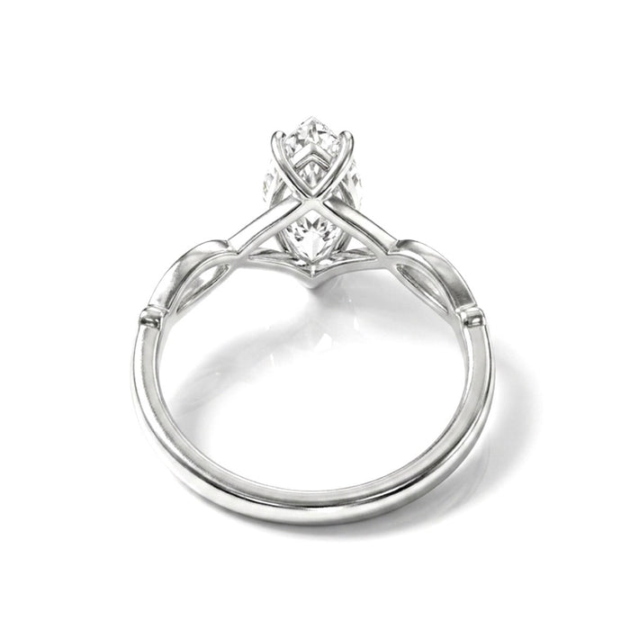 Sterling Silver Marquise Clear CZ Ring-ER-163