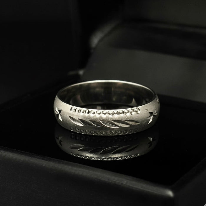 Sterling Silver Wedding Band 5mm-CL-12