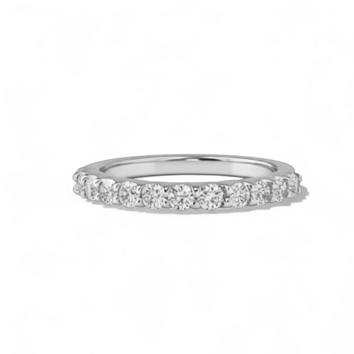 Sterling Silver Princess Cut CZ Engagement Ring-ER-108
