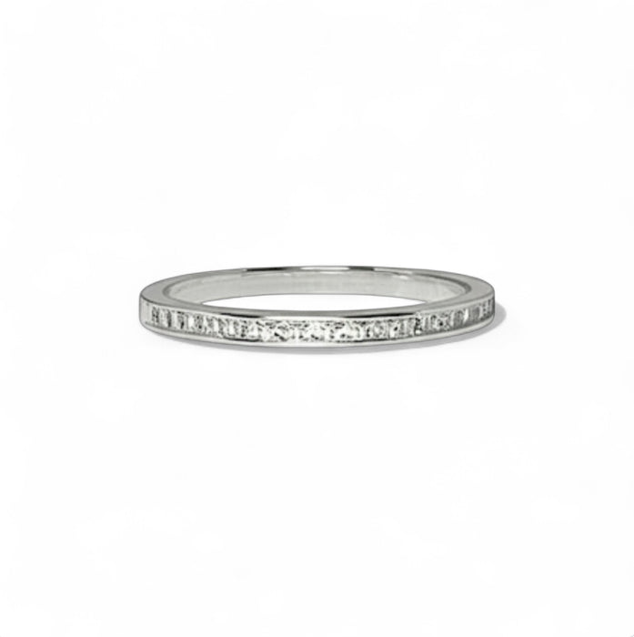 Sterling Silver CZ Engagement Set Ring-ER-156
