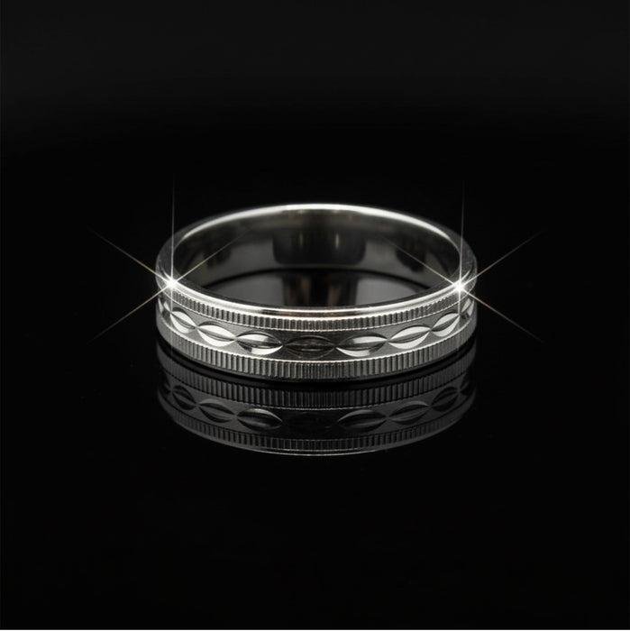 Sterling Silver Wedding Band 5mm-CL-14