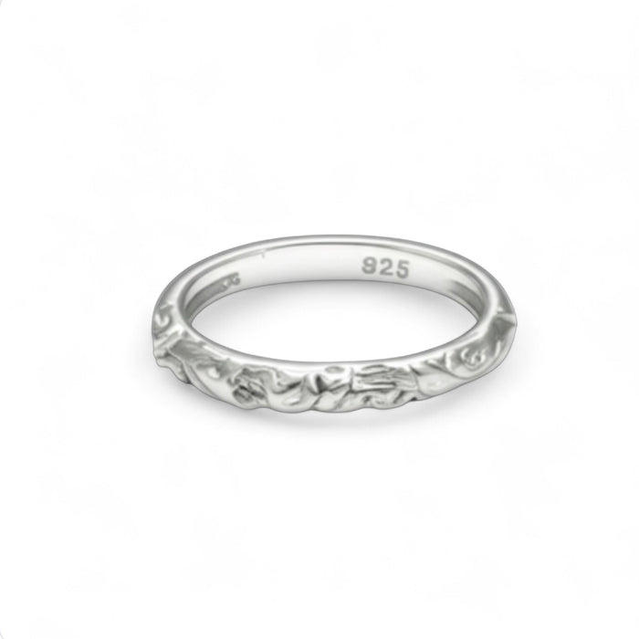 Sterling Silver 2-Piece CZ Engagement Ring Set -ER-89