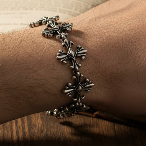 Stainless Steel Gothic Bracelet-CS-43