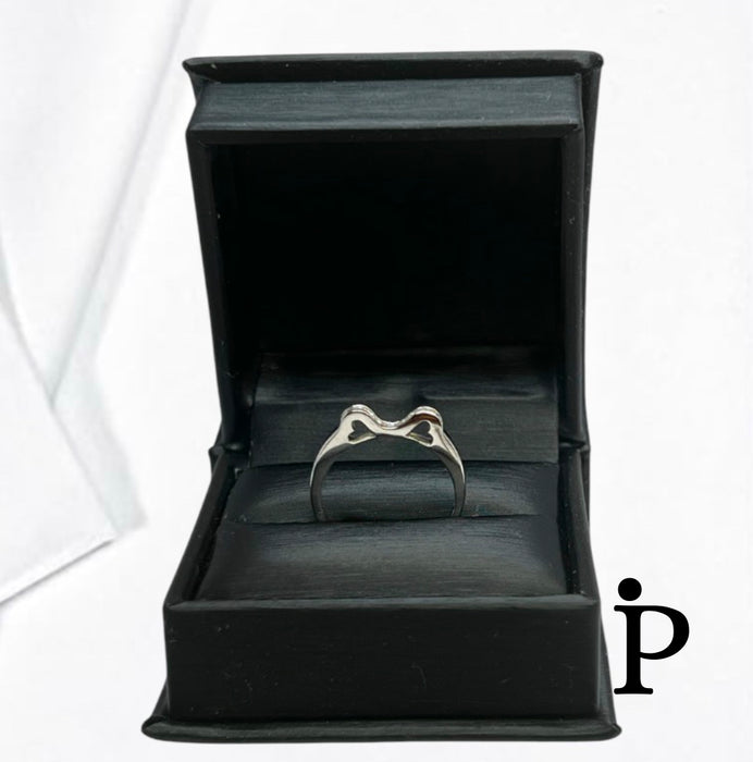 Sterling Silver 2-piece Engagement Set CZ Ring- ER-146