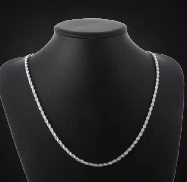 Sterling Silver Rope Chain-SC-22