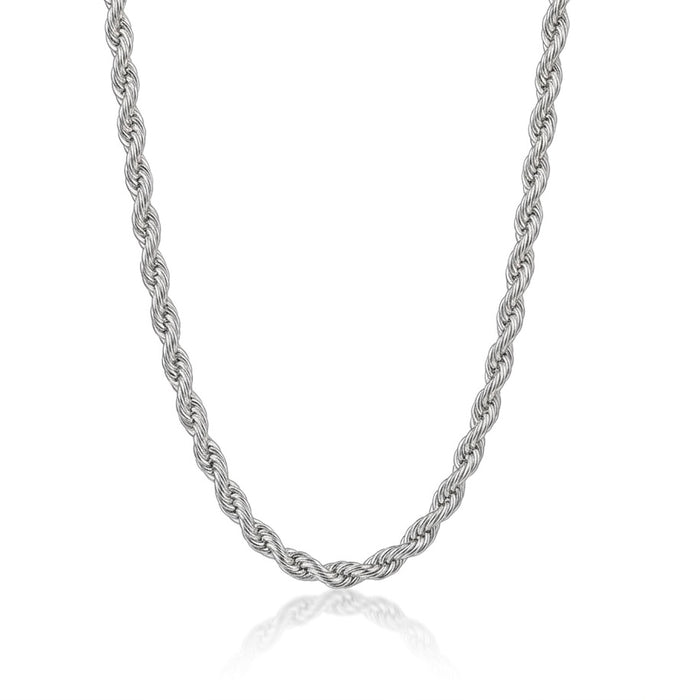 Sterling Silver Rope Chain-24"-SC-22