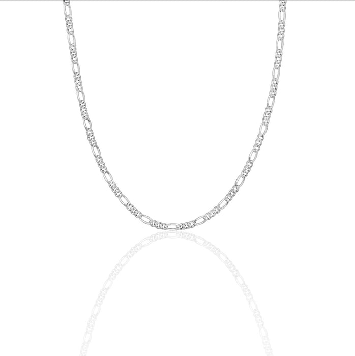 Sterling Silver Figaro Chain-18"-SC-14