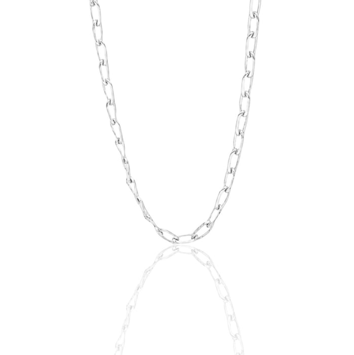 Sterling Silver Long Curb Chain-24"-SC-06