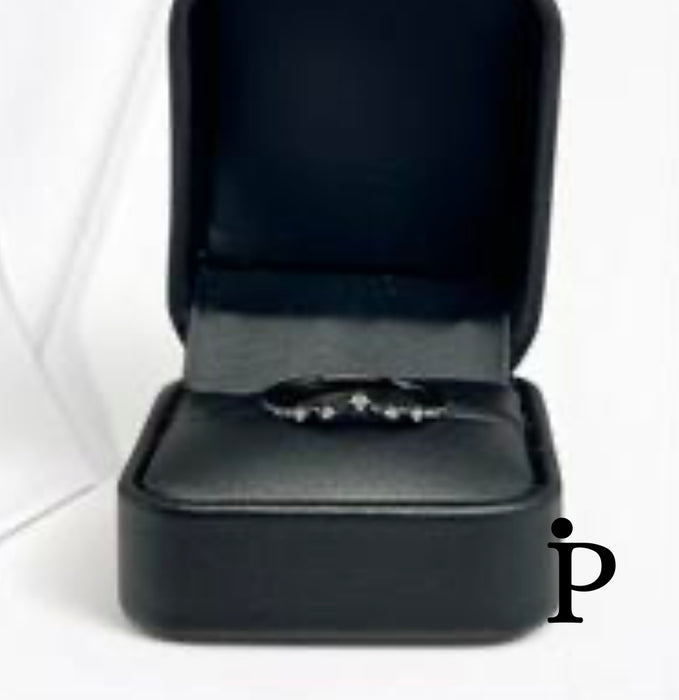 Sterling Silver CZ Engagement Set Ring -ER-155