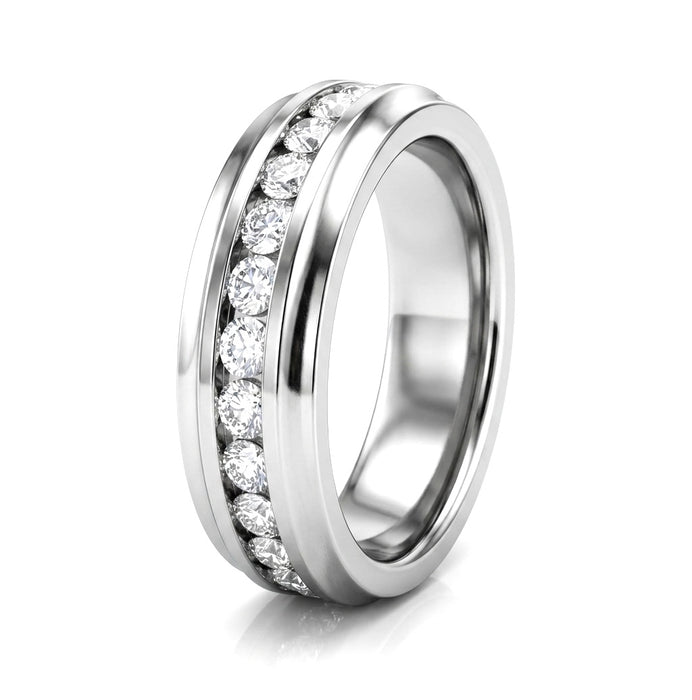 Stainless Steel 6mm Wedding Band Ring-SS-01