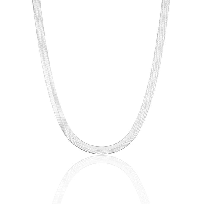 Sterling Silver Herringbone Chain-24"-SC-09