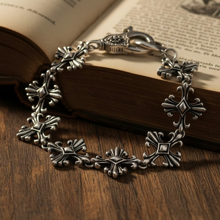 Stainless Steel Gothic Bracelet-CS-43