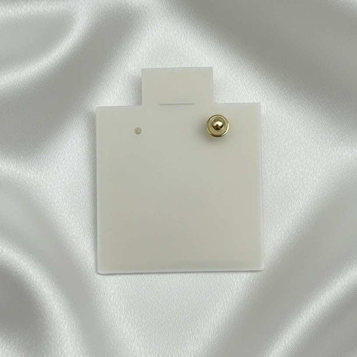 Solid 14K Yellow Gold Earring -Single-GE-63