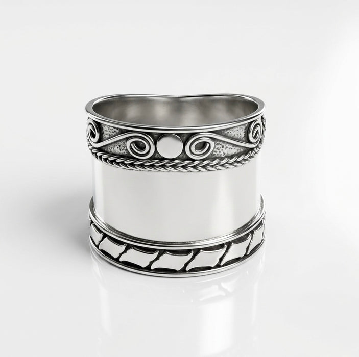 Sterling Silver Bali-Inspired Ring-SR-43