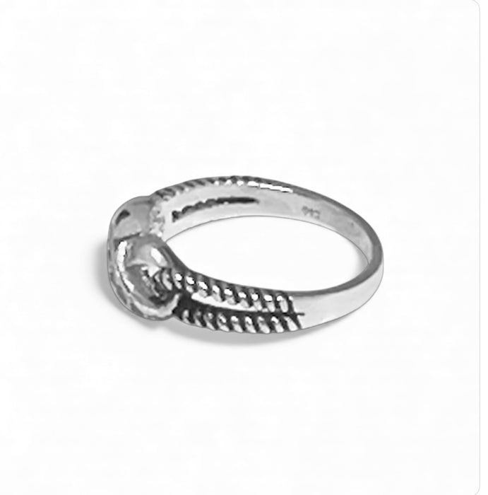 Sterling Silver Infinity CZ Ring -AE-48