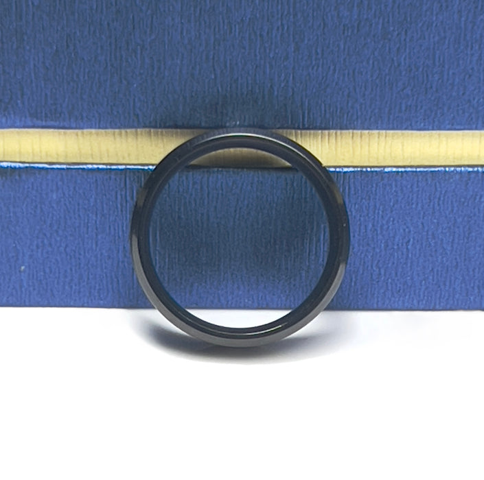 Stainless Steel 6mm Roman Numerals Ring -CS-33