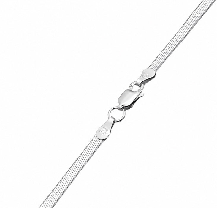 Sterling Silver Herringbone Chain-24"-SC-09