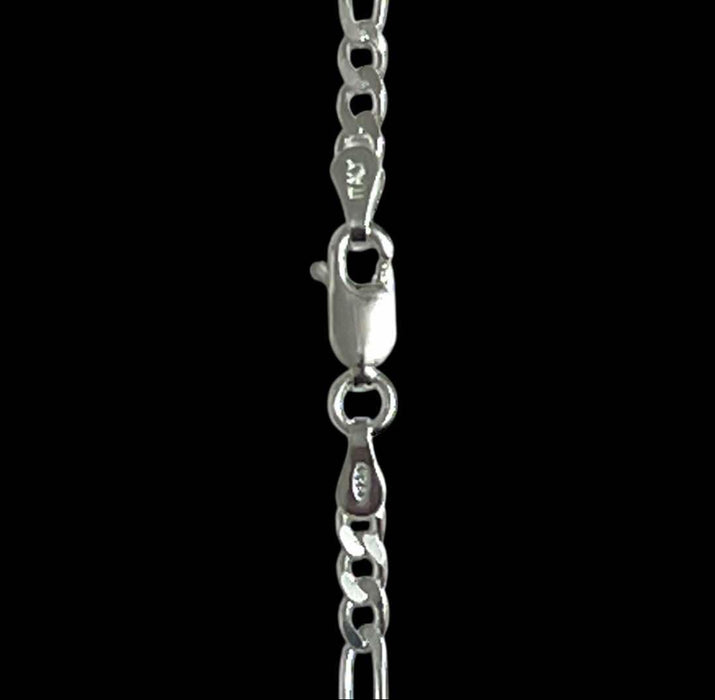 Sterling Silver Figaro Chain-26"SC-17