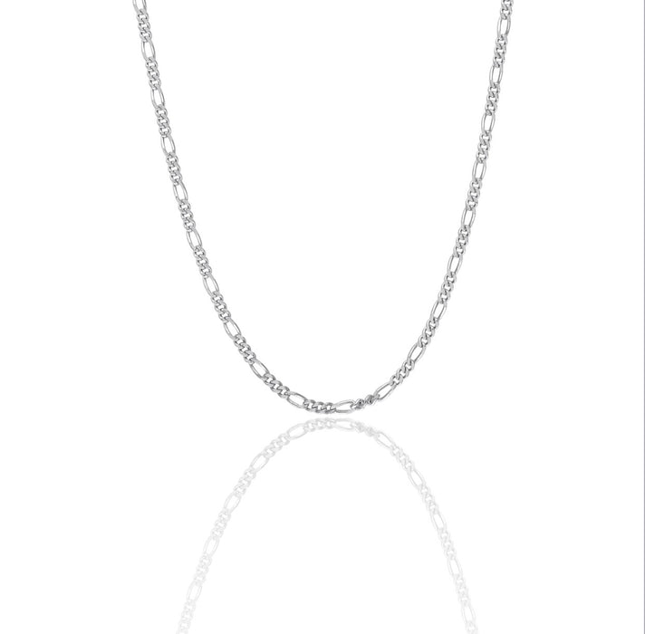 Sterling Silver Fígaro Chain 24"-SC-27