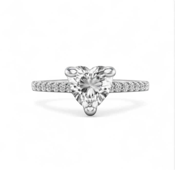 Sterling Silver Solitaire Rings-ER-91