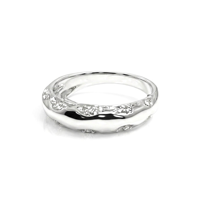 Sterling Silver CZ Engagement Set Ring- ER-13