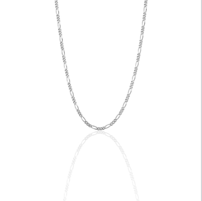 Sterling Silver Figaro Chain-20"-SC-15