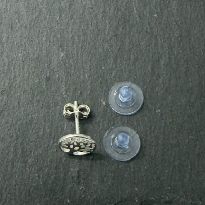 Sterling Silver Tree of Life Earrings-SE-59