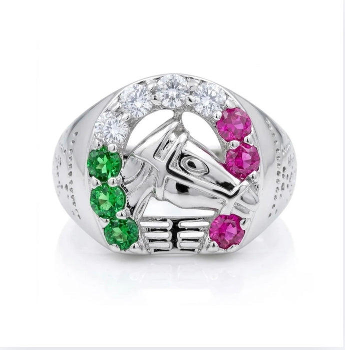 Sterling Silver Horseshoe Ring-SMR-22