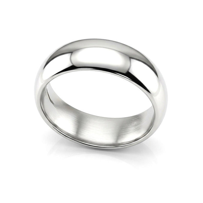 Stainless Steel 6mm Wedding Band Ring-SS-02