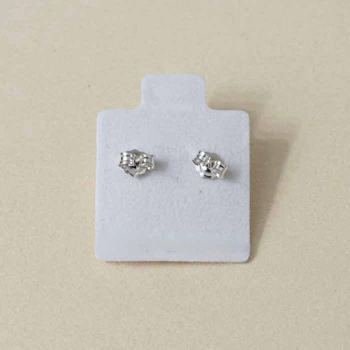 Sterling Siver Round Ball Stud Earrings-SE-61