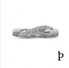 (ACP - 121) .925 Plata Conjunto Anillo Boda Baguettes de CZ - JoyeriaParis