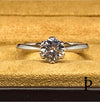 (ACP - 139) .925 Plata Anillo Corona CZ Transparente Plata Esterlina. - JoyeriaParis