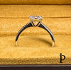 (ACP - 139) .925 Plata Anillo Corona CZ Transparente Plata Esterlina. - JoyeriaParis