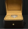 (ACP - 143) .925 Plata Set Anillo Corte Princesa Circonita Cúbica - JoyeriaParis