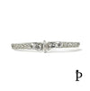 (ACP - 47) .925 Plata Anillo CZ de Corte Esmeralda - JoyeriaParis