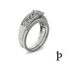 (ACP - 66) .925 Plata Set Anillos CZ Pavé Celta - JoyeriaParis