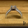 (ACP - 68) .925 Plata Anillo CZ Corte Redondo & Princesa. - JoyeriaParis