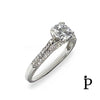 (ACP - 69) .925 Plata Anillo CZ Corte Redondo. - JoyeriaParis