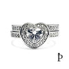 (ACP - 92) .925 Plata Set Anillos Boda CZ - JoyeriaParis