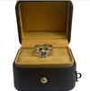 (ACP - 98) .925 Plata Conjunto Anillos CZ Rdonda & Lisa - JoyeriaParis