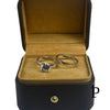 (ACP - 98) .925 Plata Conjunto Anillos CZ Rdonda & Lisa - JoyeriaParis