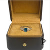 (AE - 04) .925 Plata Anillo con circonia color topaz. - JoyeriaParis